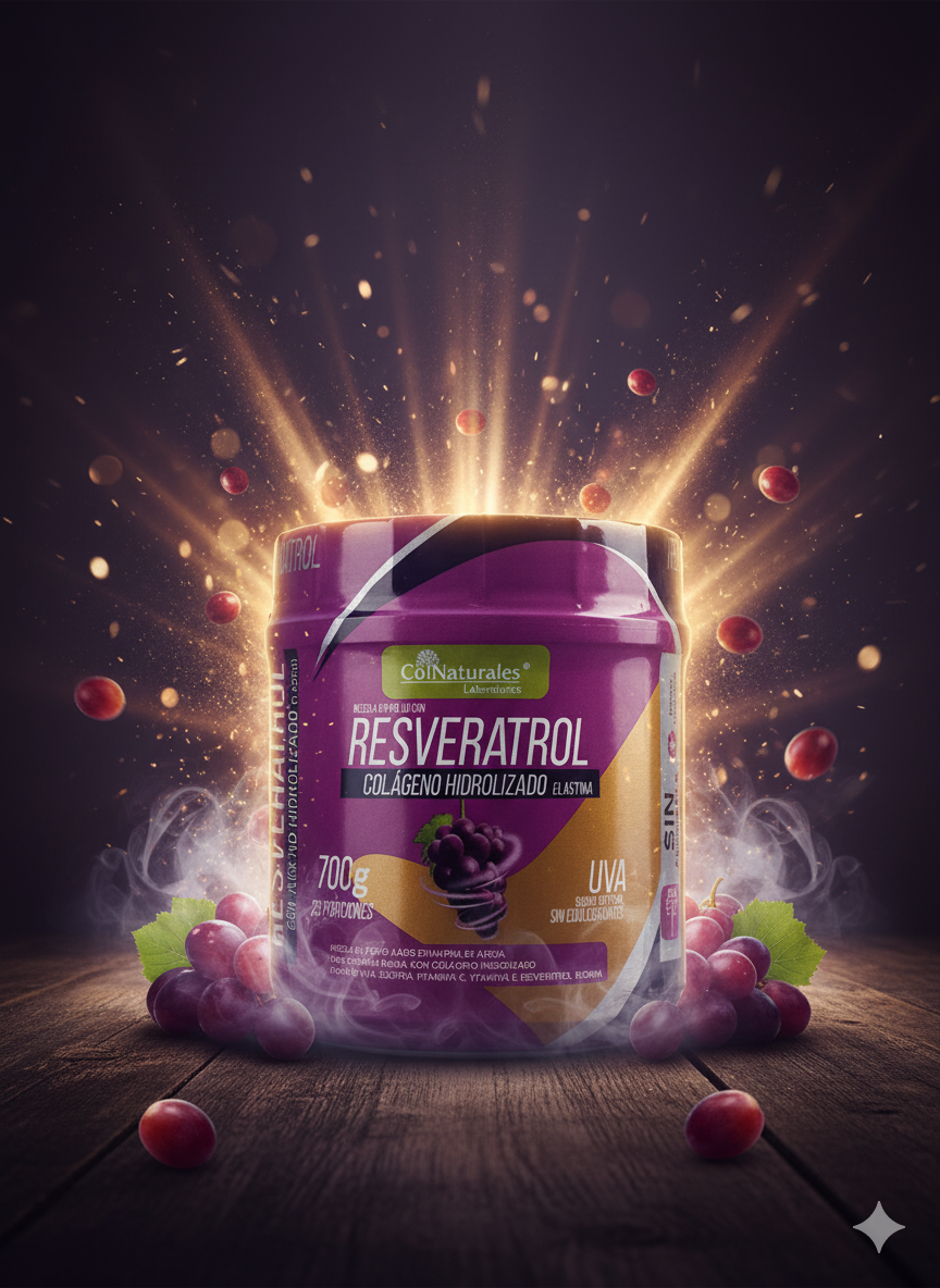 Resveratrol Colágeno Hidrolizado con Uva 700G