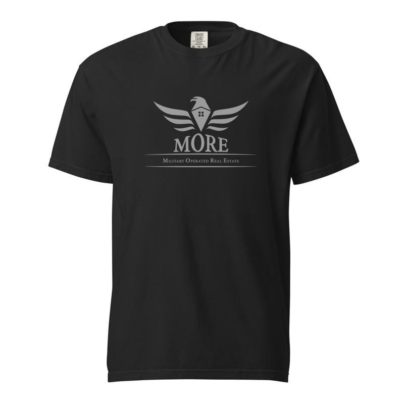 MORE Gray Logo Unisex heavyweight t-shirt