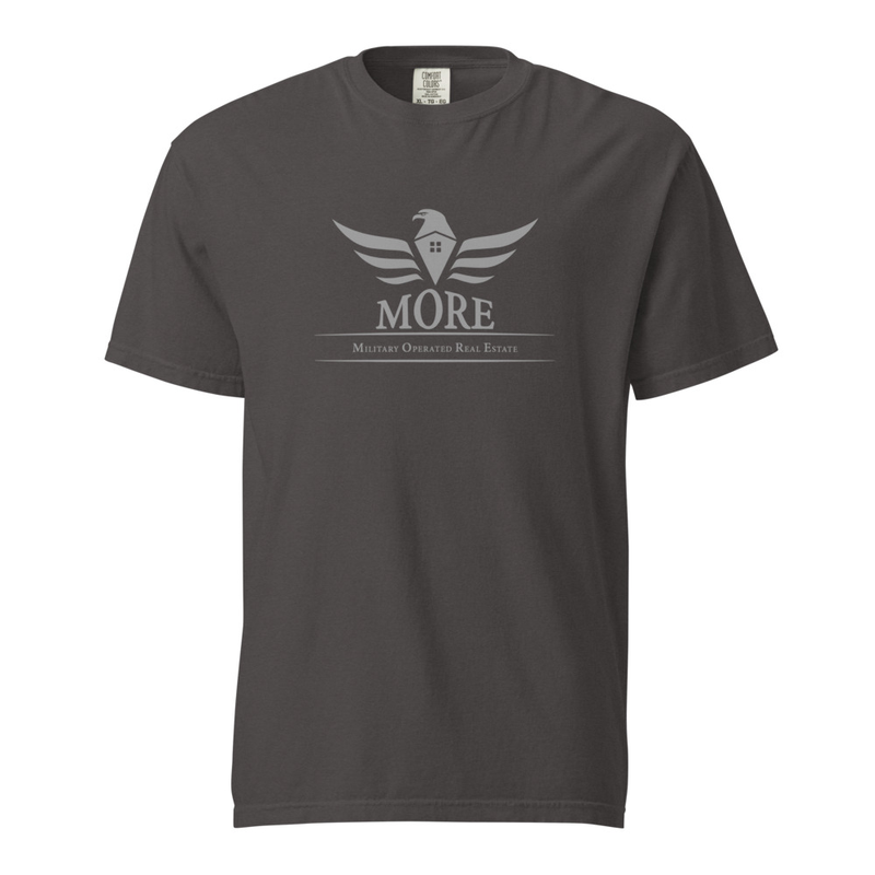 MORE Gray Logo Unisex heavyweight t-shirt