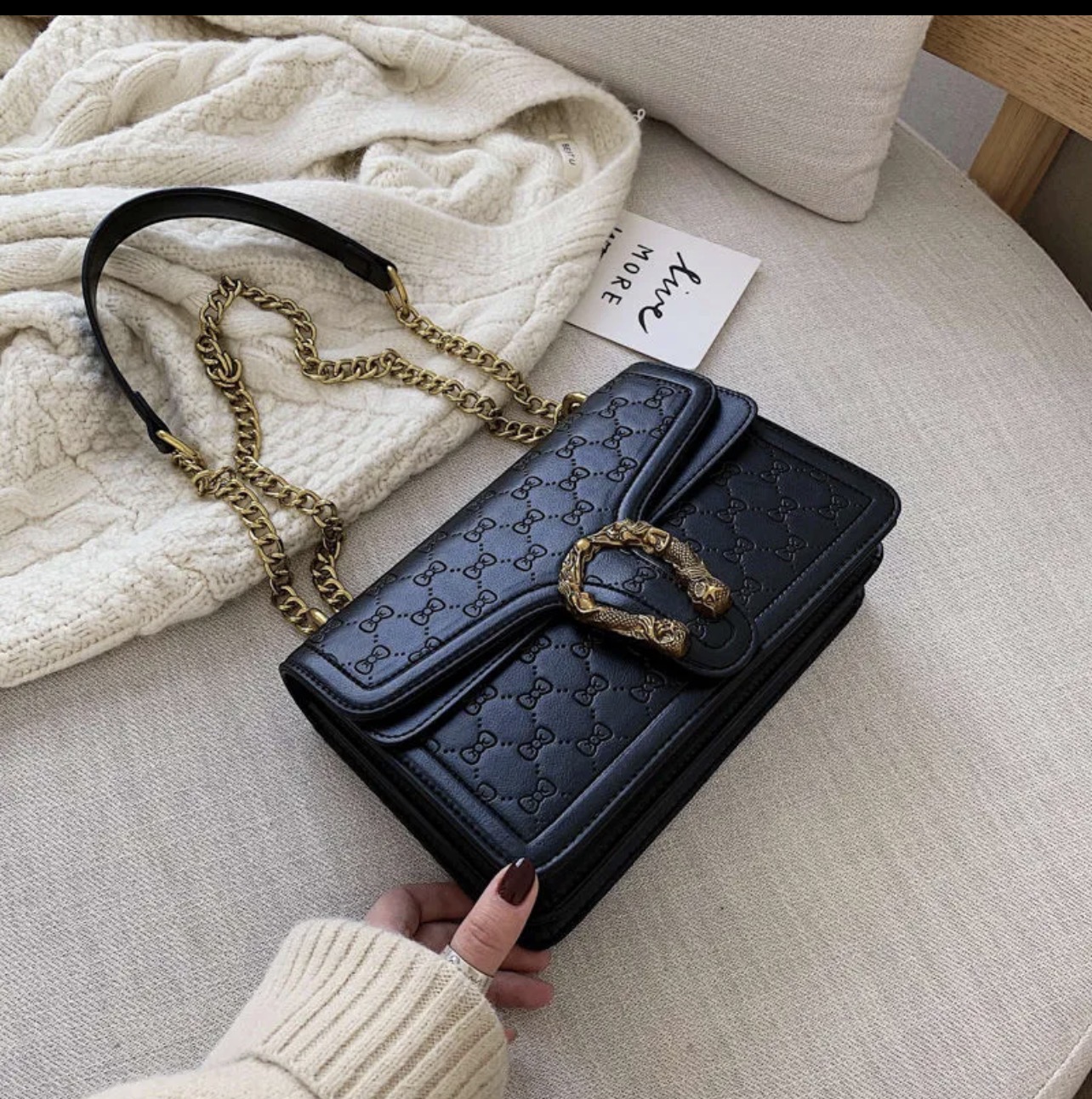 Sac à main en cuir Gucci