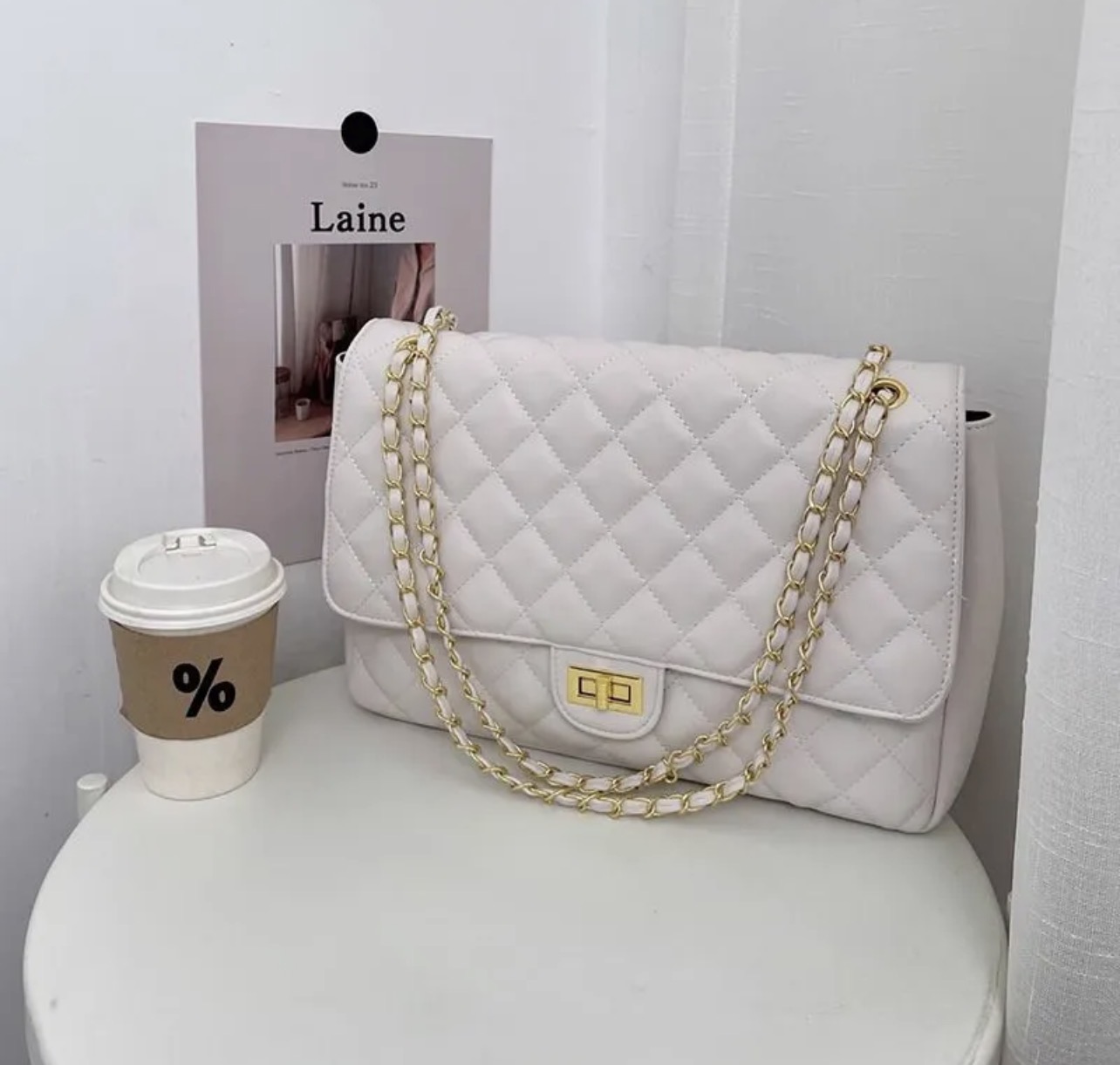 Sac à main matelassé 