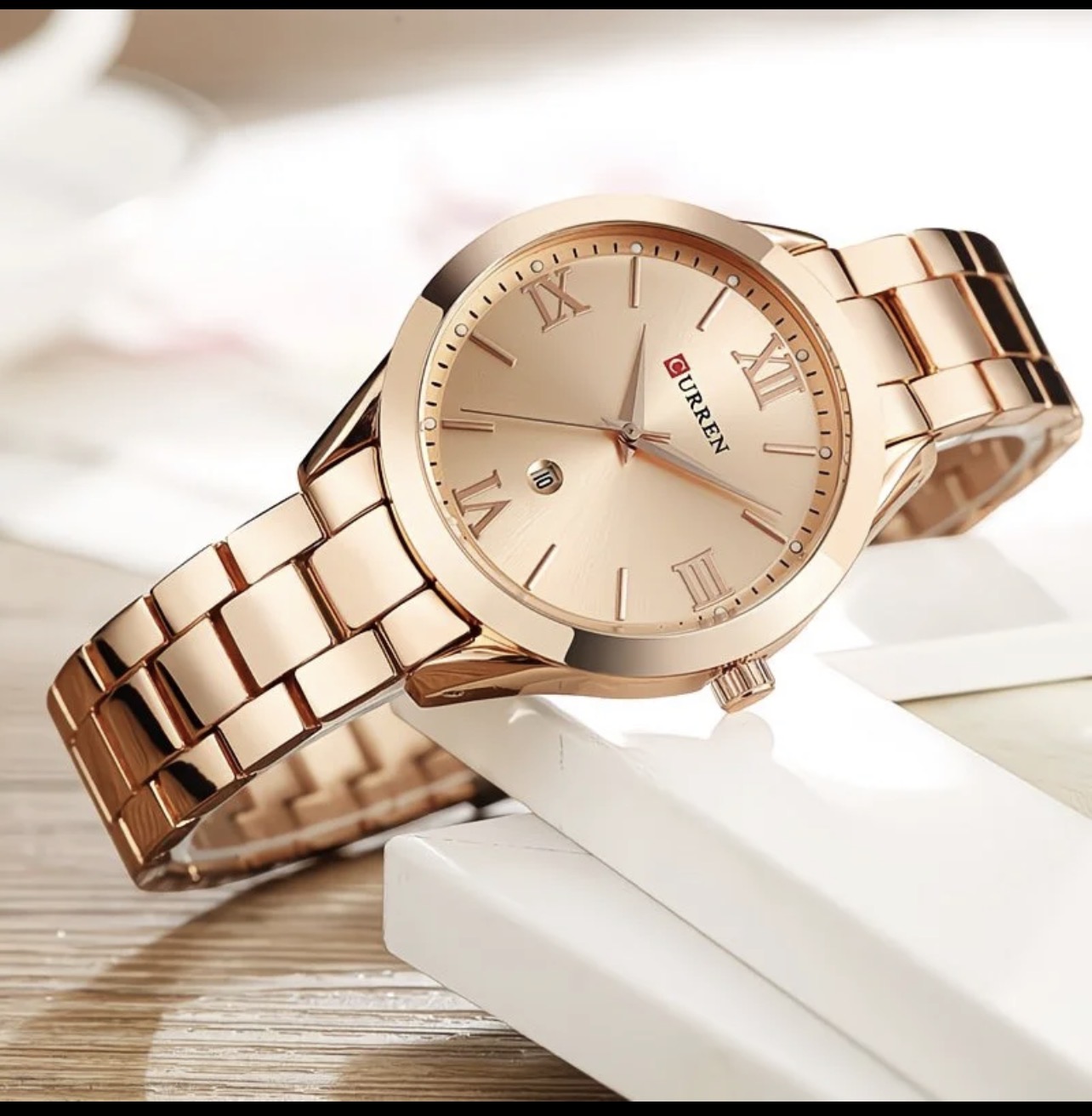 Montre CURREN dorée