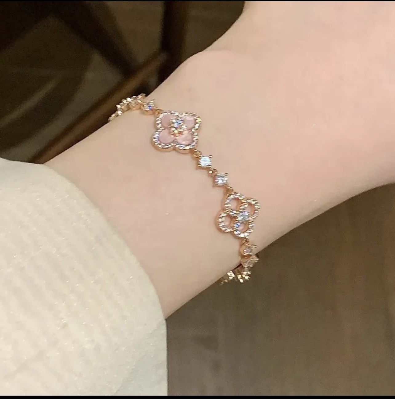 Bracelet raffiné en or rose