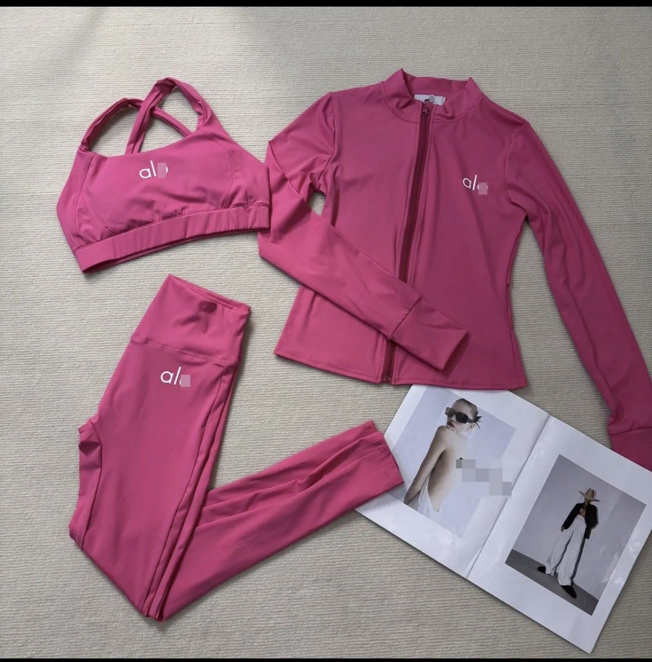 Ensemble de sport femme rose