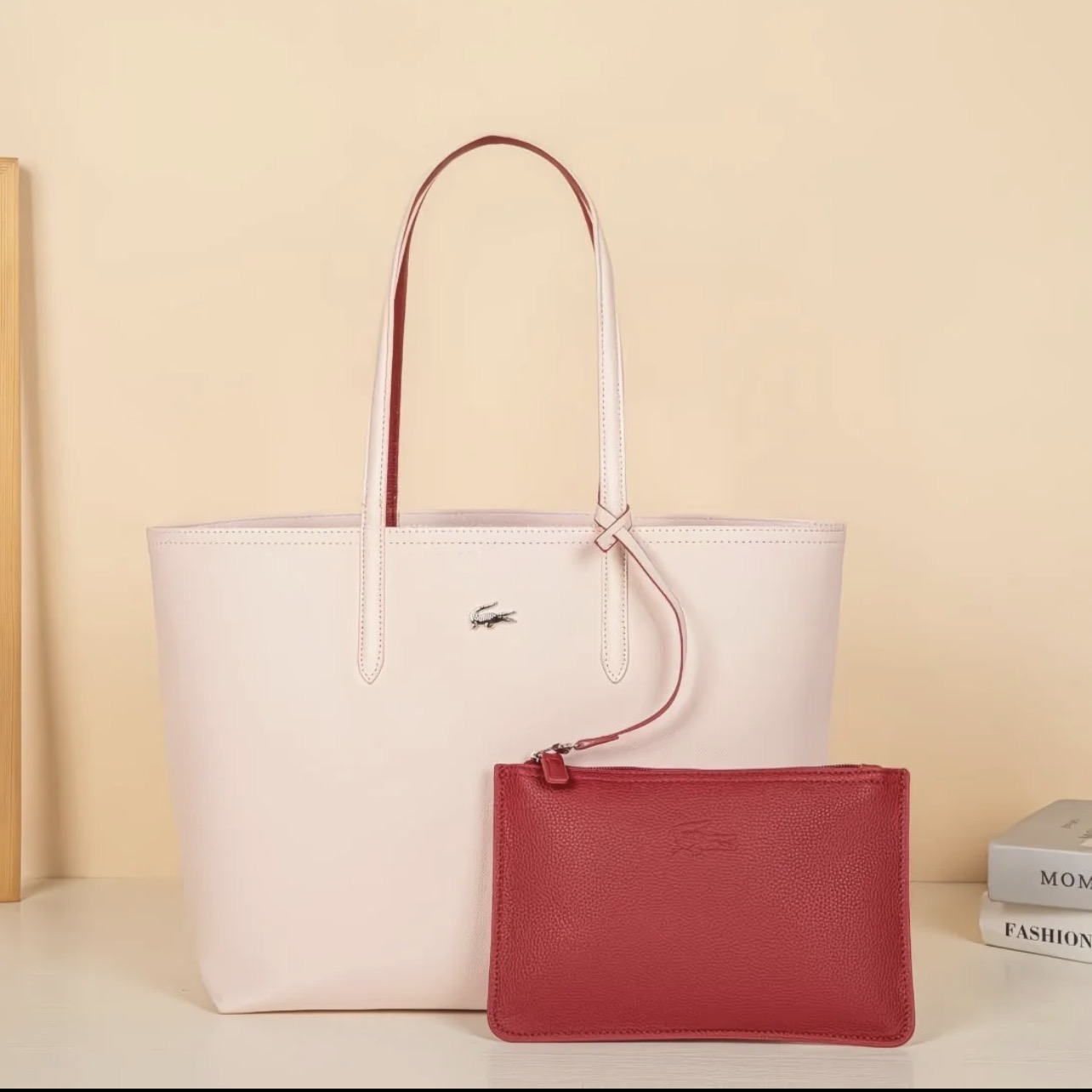 Sac cabas Lacoste bleu marine