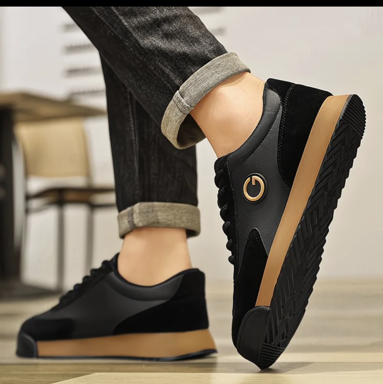 Baskets avec semelles 