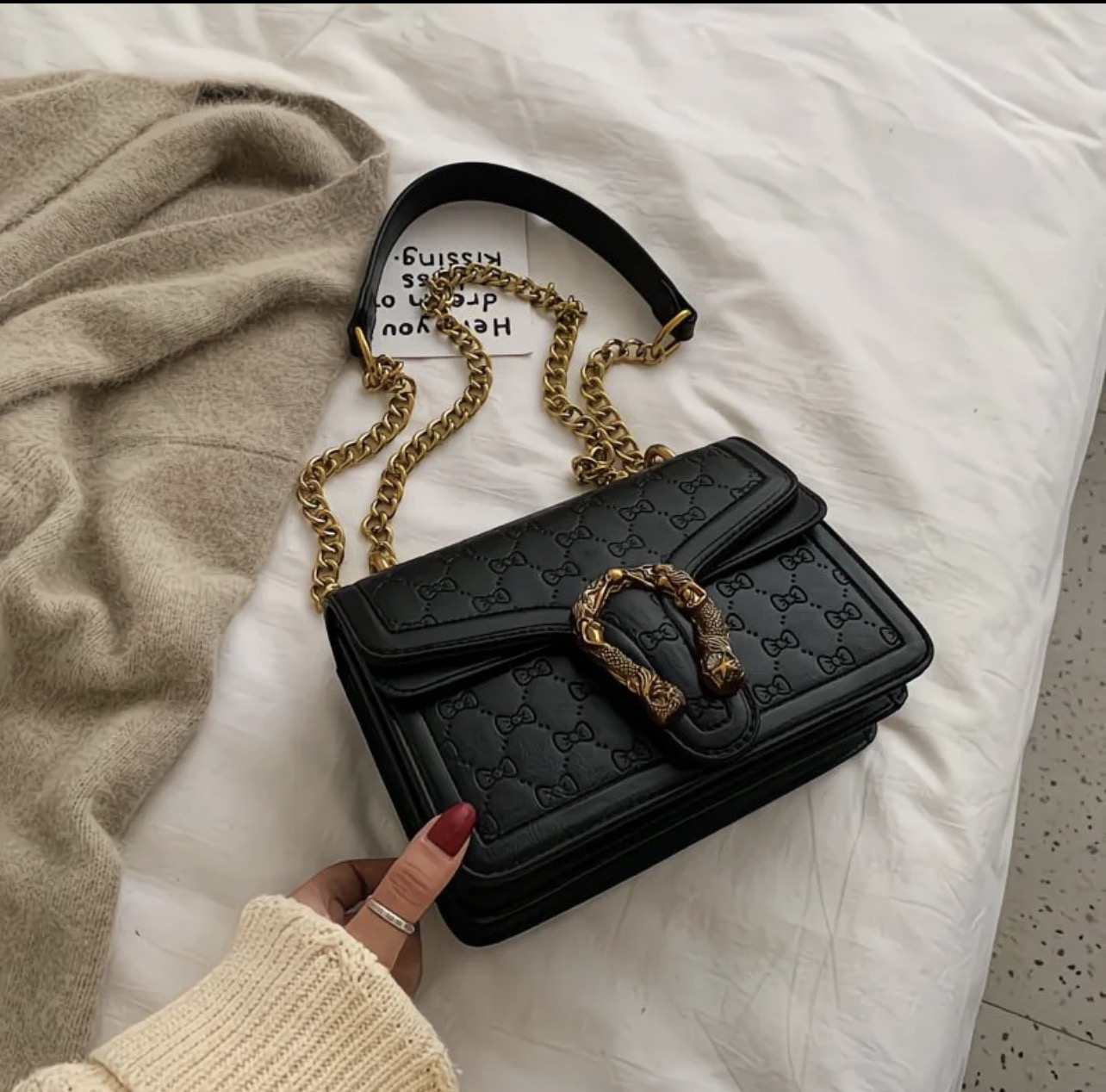 Sac à main en cuir Gucci