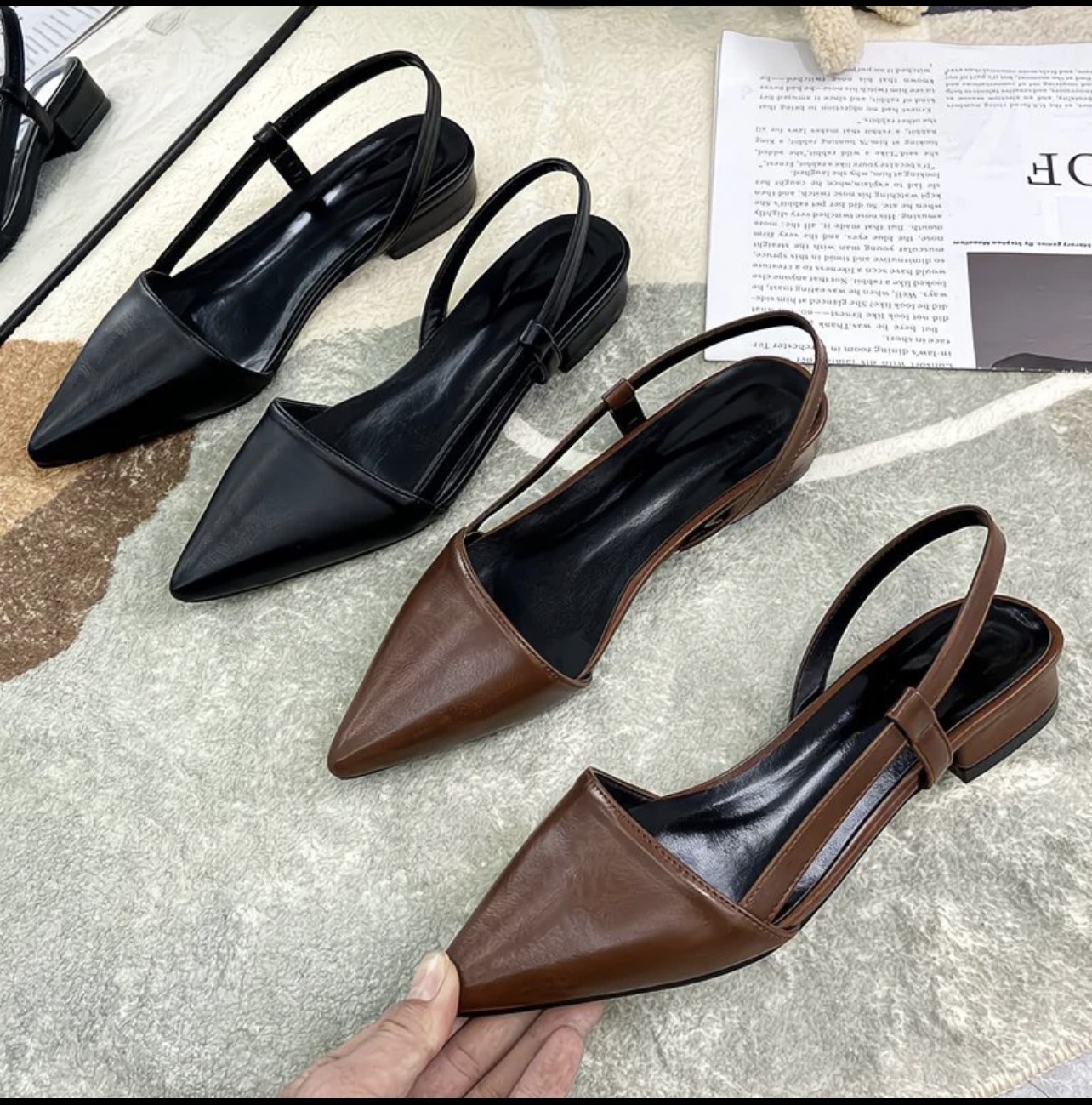 Chaussures plates femme