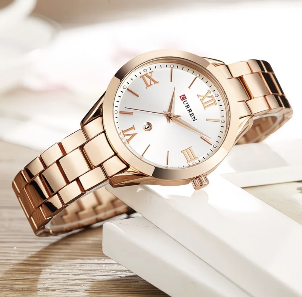 Montre CURREN dorée