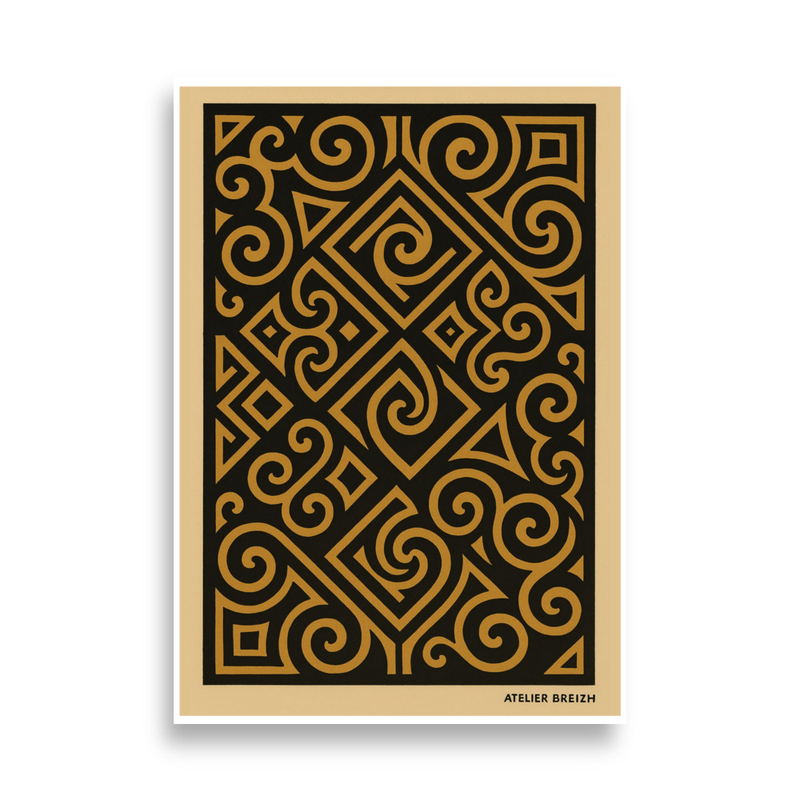 Affiche Motifs Celtiques