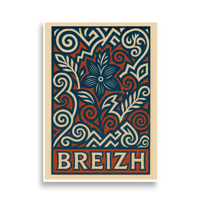 Affiche Floral Breizh