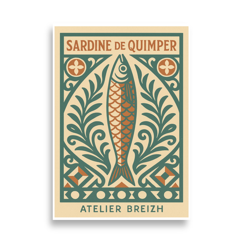 Affiche Sardine de Quimper