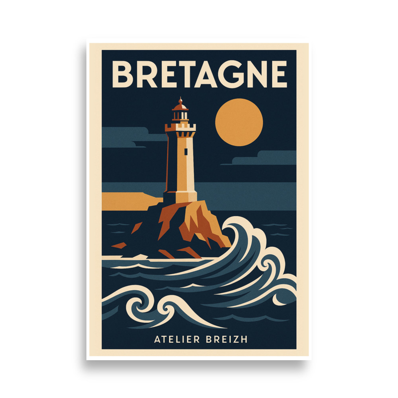 Affiche Phare de Bretagne