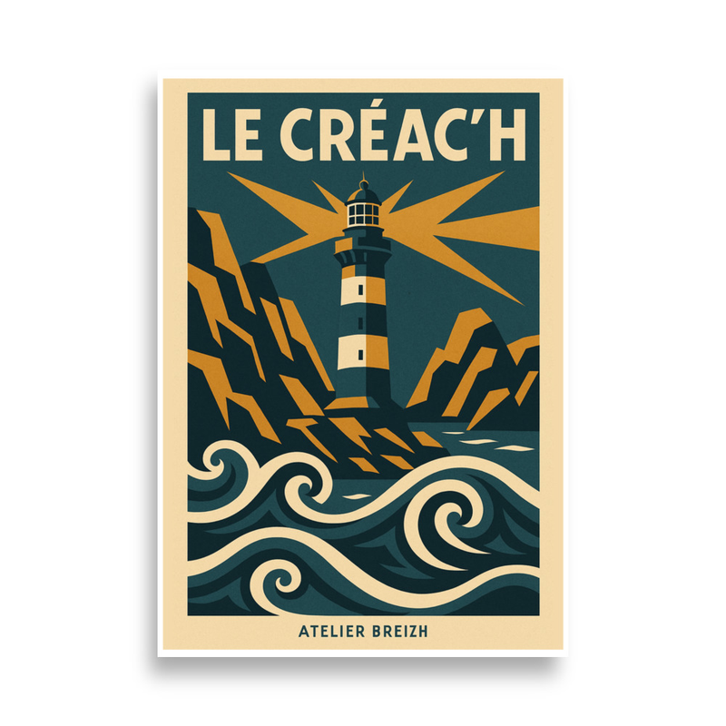 Affiche Le Phare du Créac’h – Ouessant