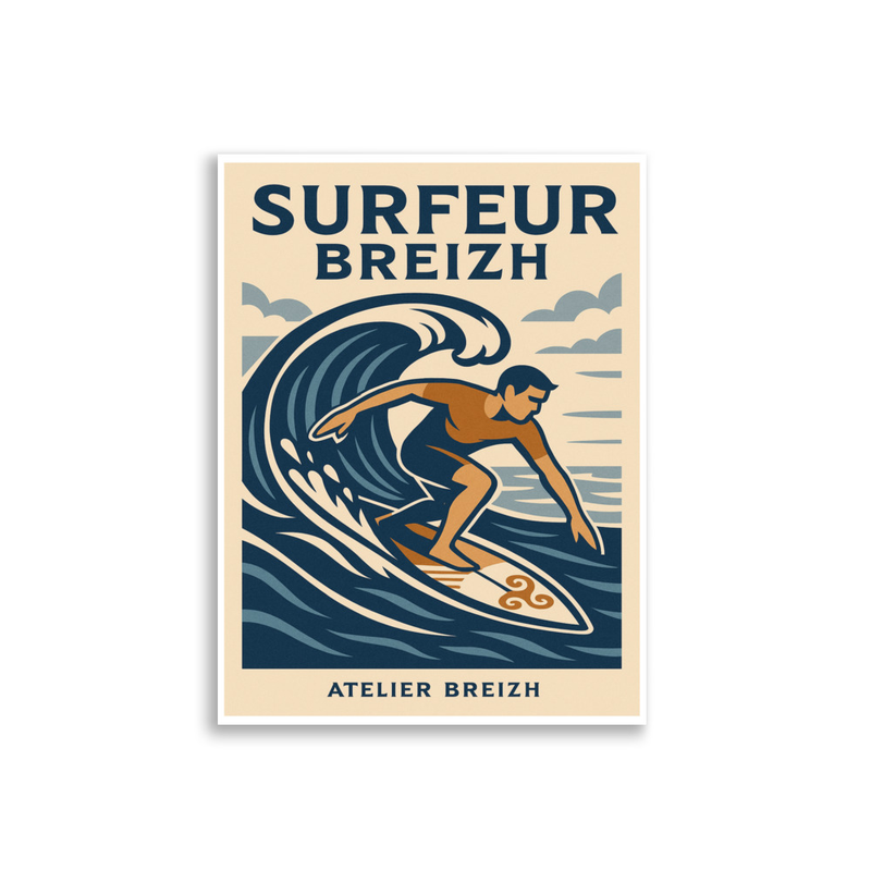 Surfeur de Bretagne