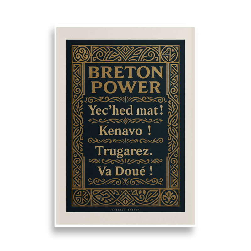 Affiche Breton Power
