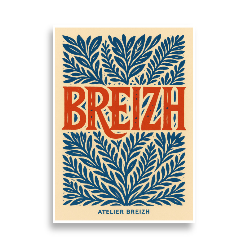 Affiche Feuillage de Bretagne