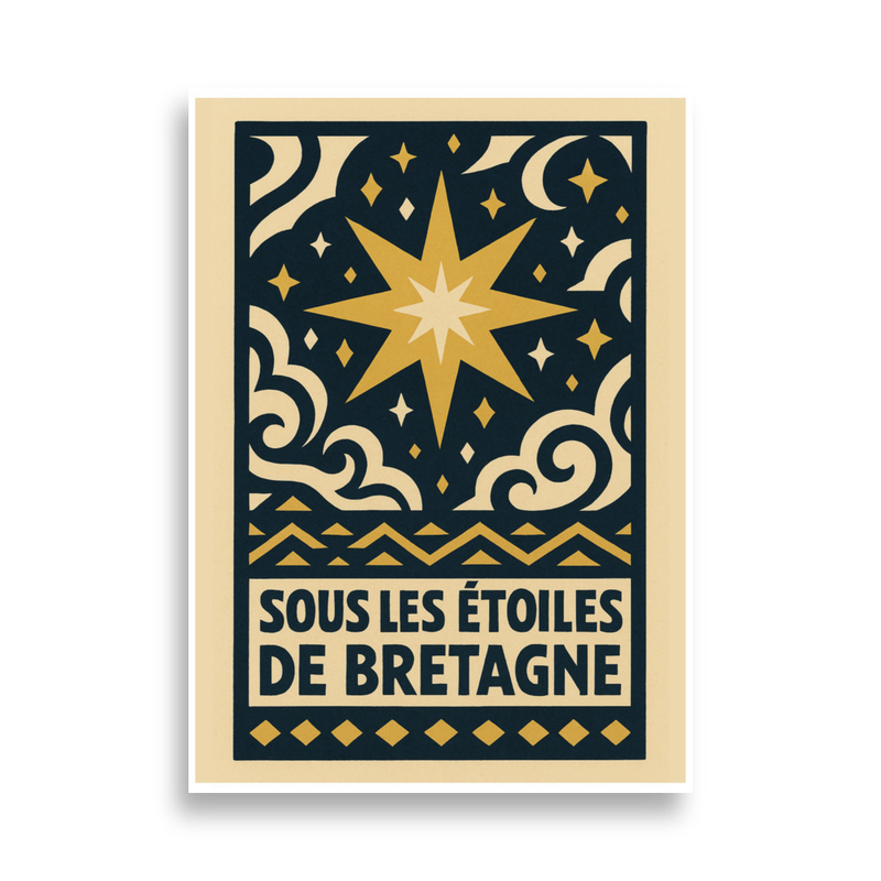 Affiche Sous les Étoiles de Bretagne