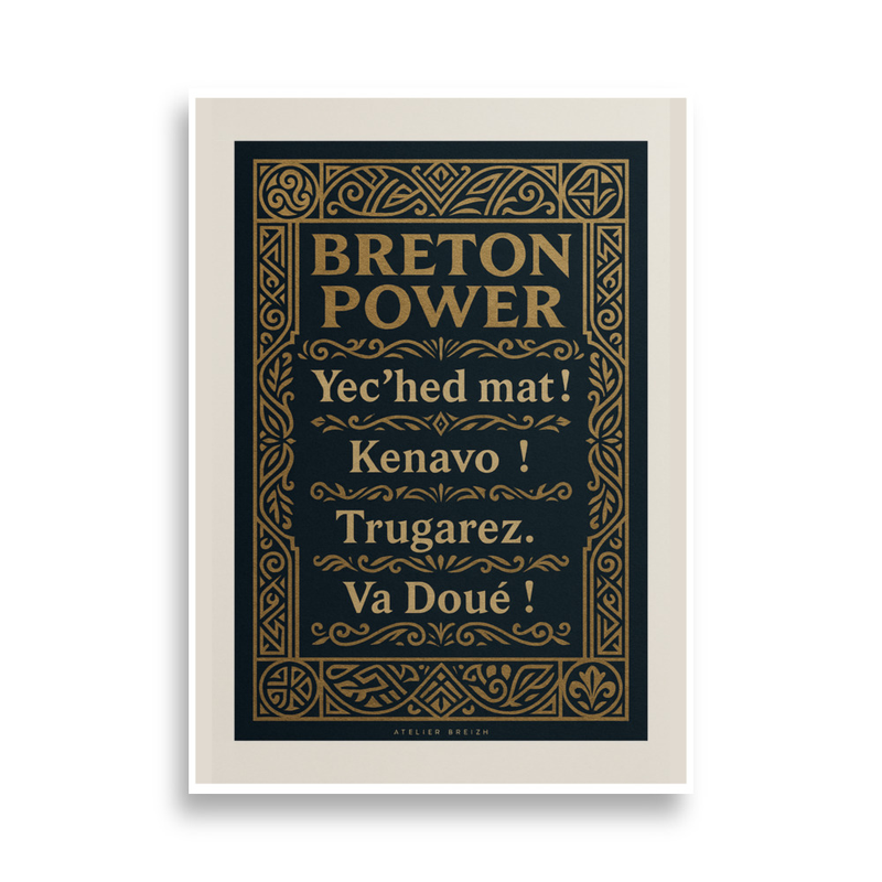 Affiche Breton Power