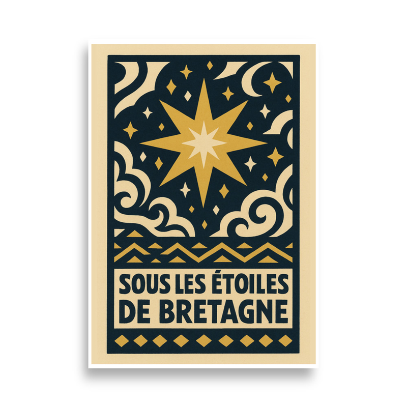 Affiche Sous les Étoiles de Bretagne