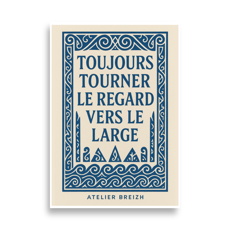 Affiche Regard vers le Large