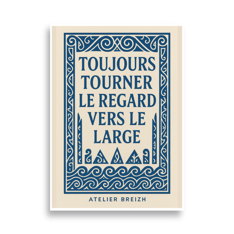 Affiche Regard vers le Large