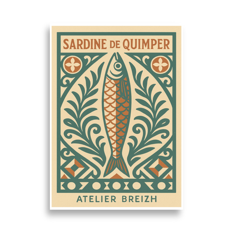 Affiche Sardine de Quimper
