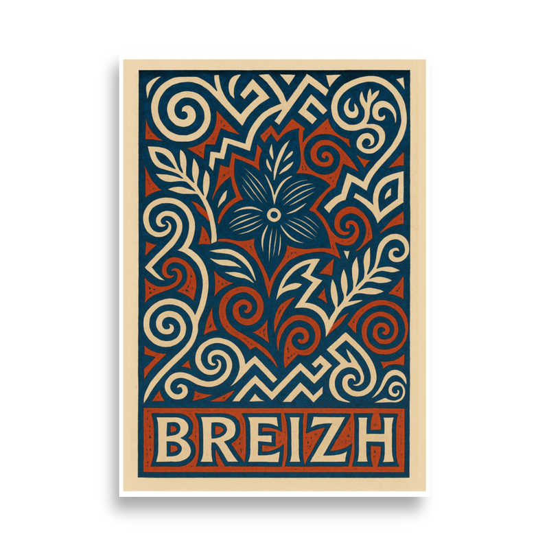 Affiche Floral Breizh