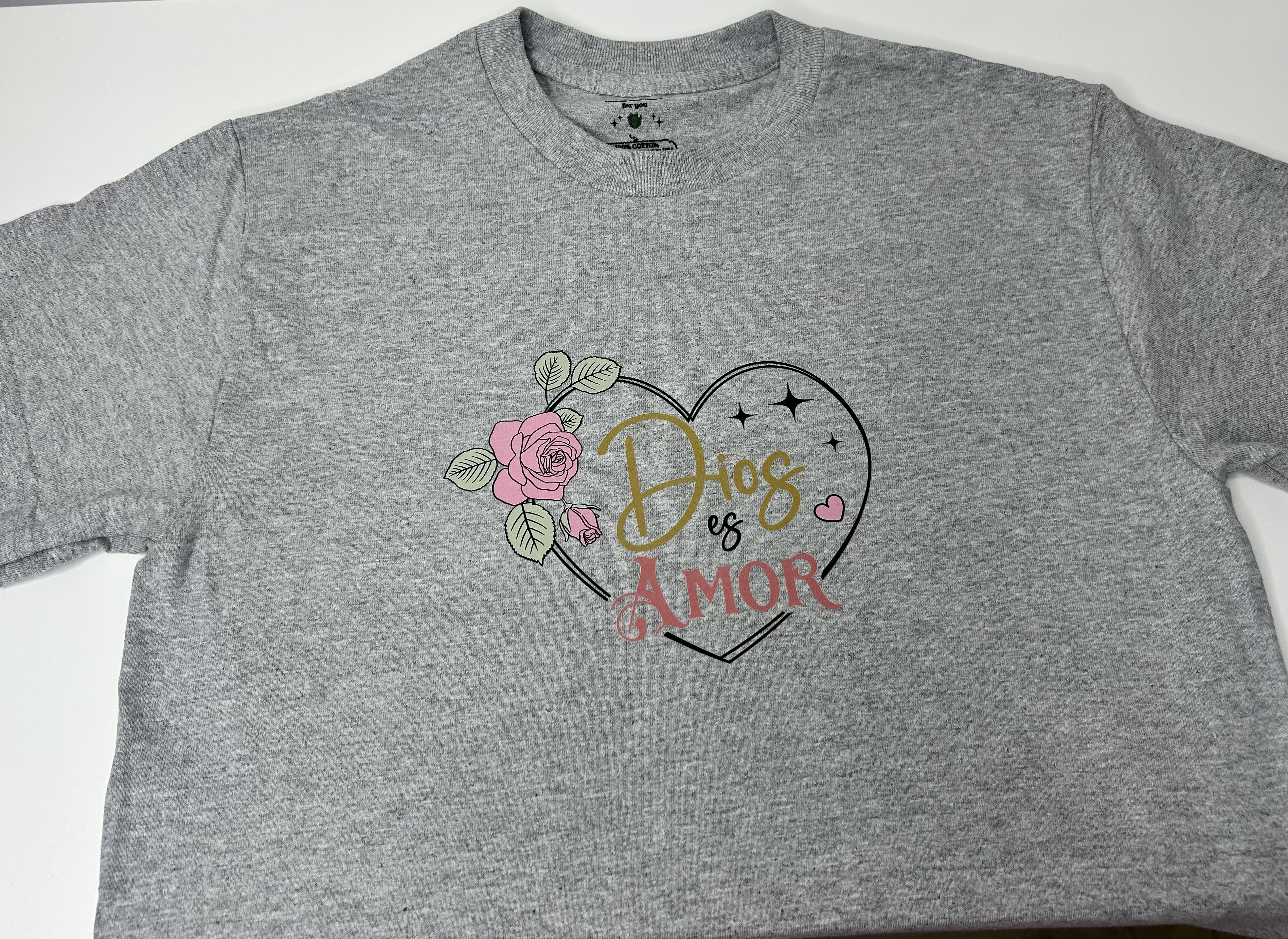 Christian T-shirt “God Is Love” – Size S