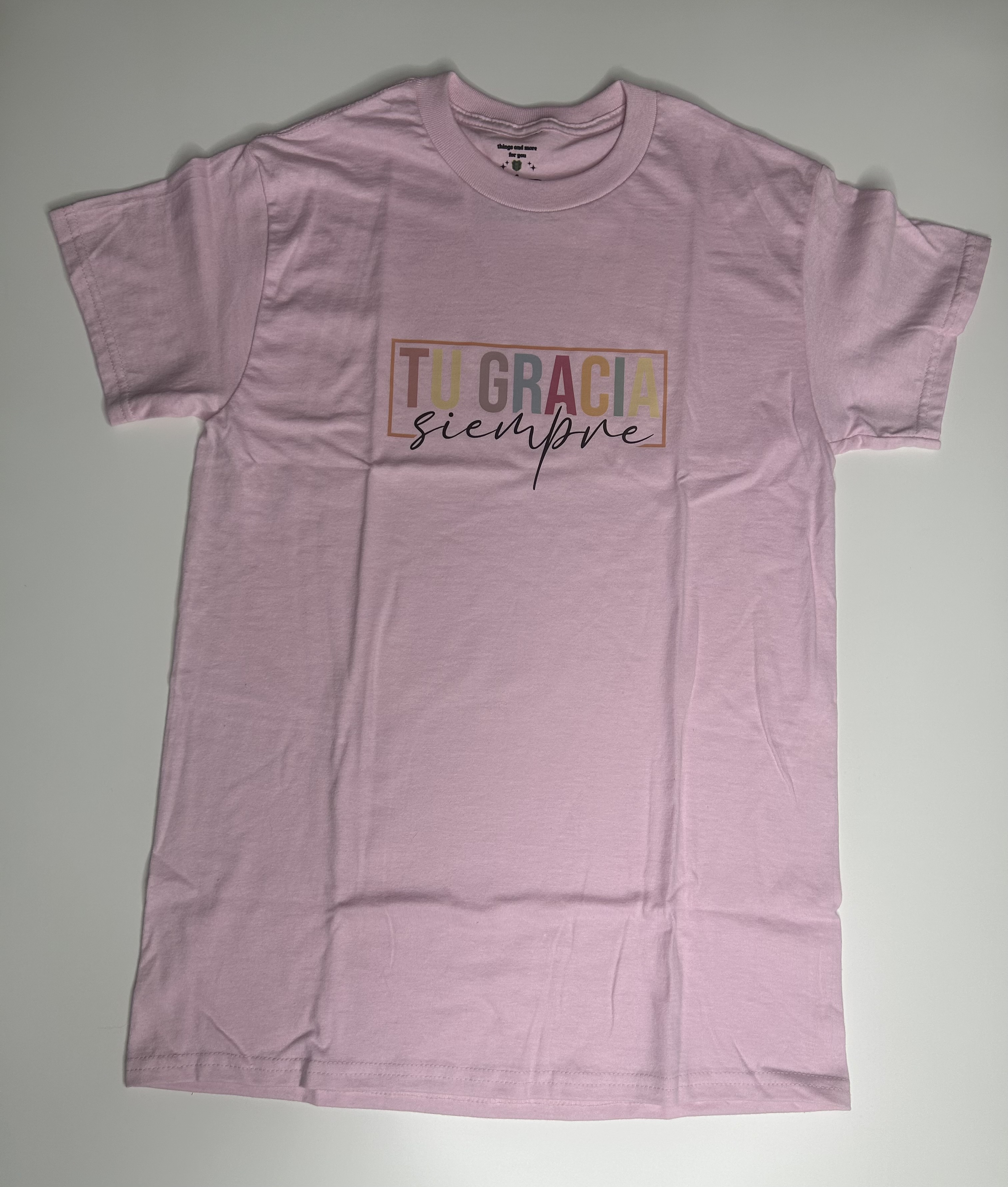 Christian T-shirt “Your Grace Always” – Size S