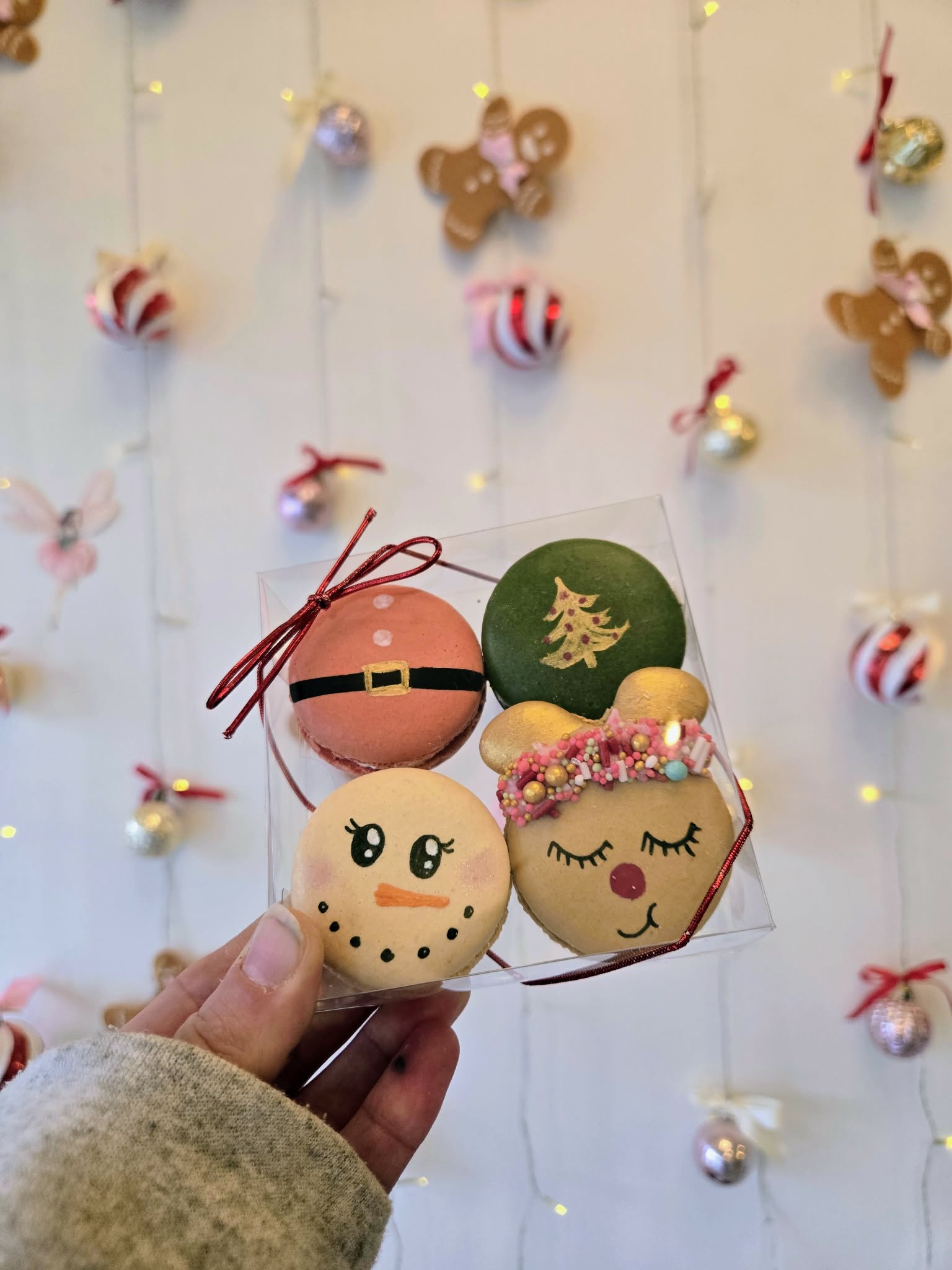 Classic Christmas Character Macarons
