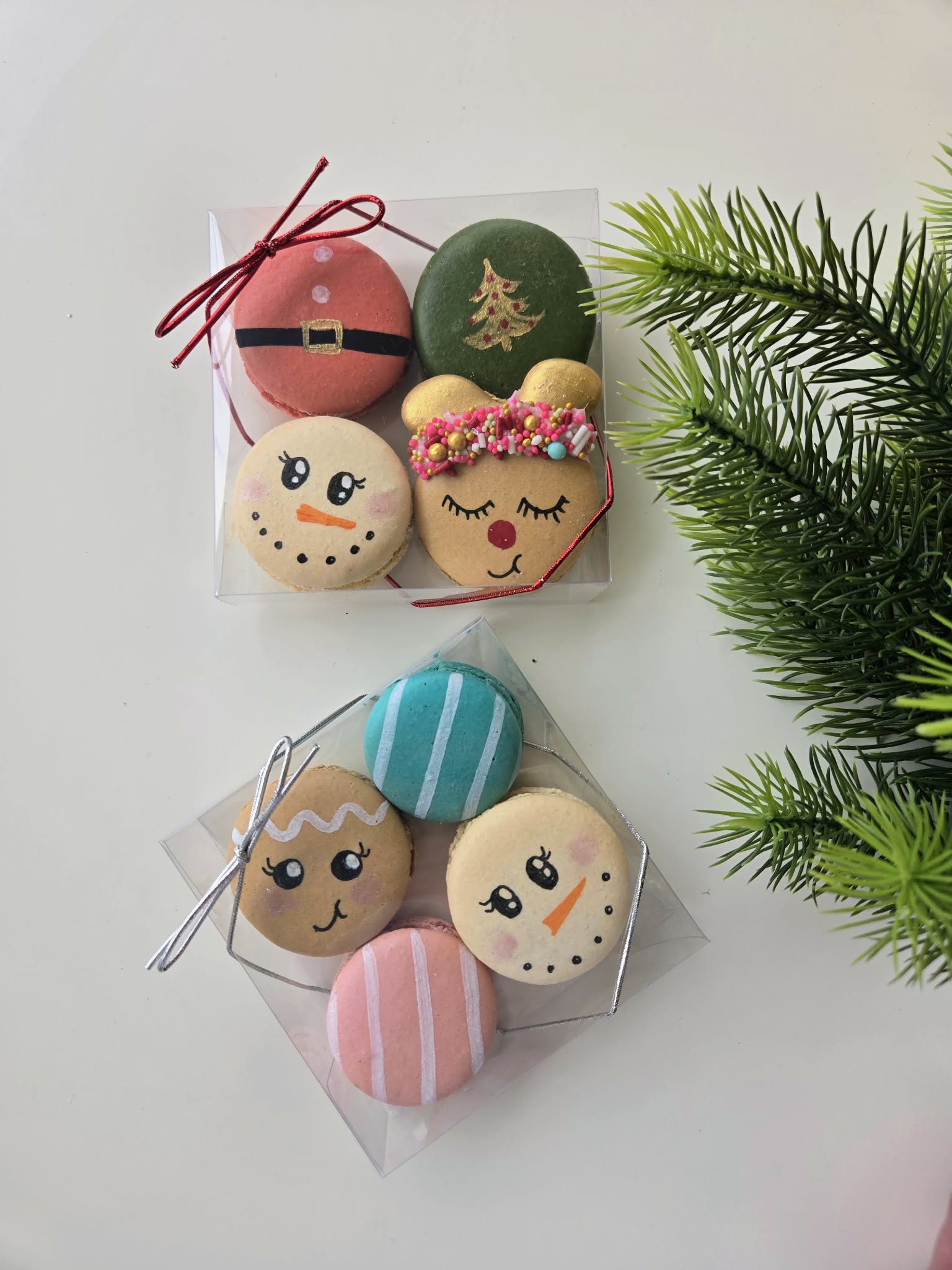 Classic Christmas Character Macarons