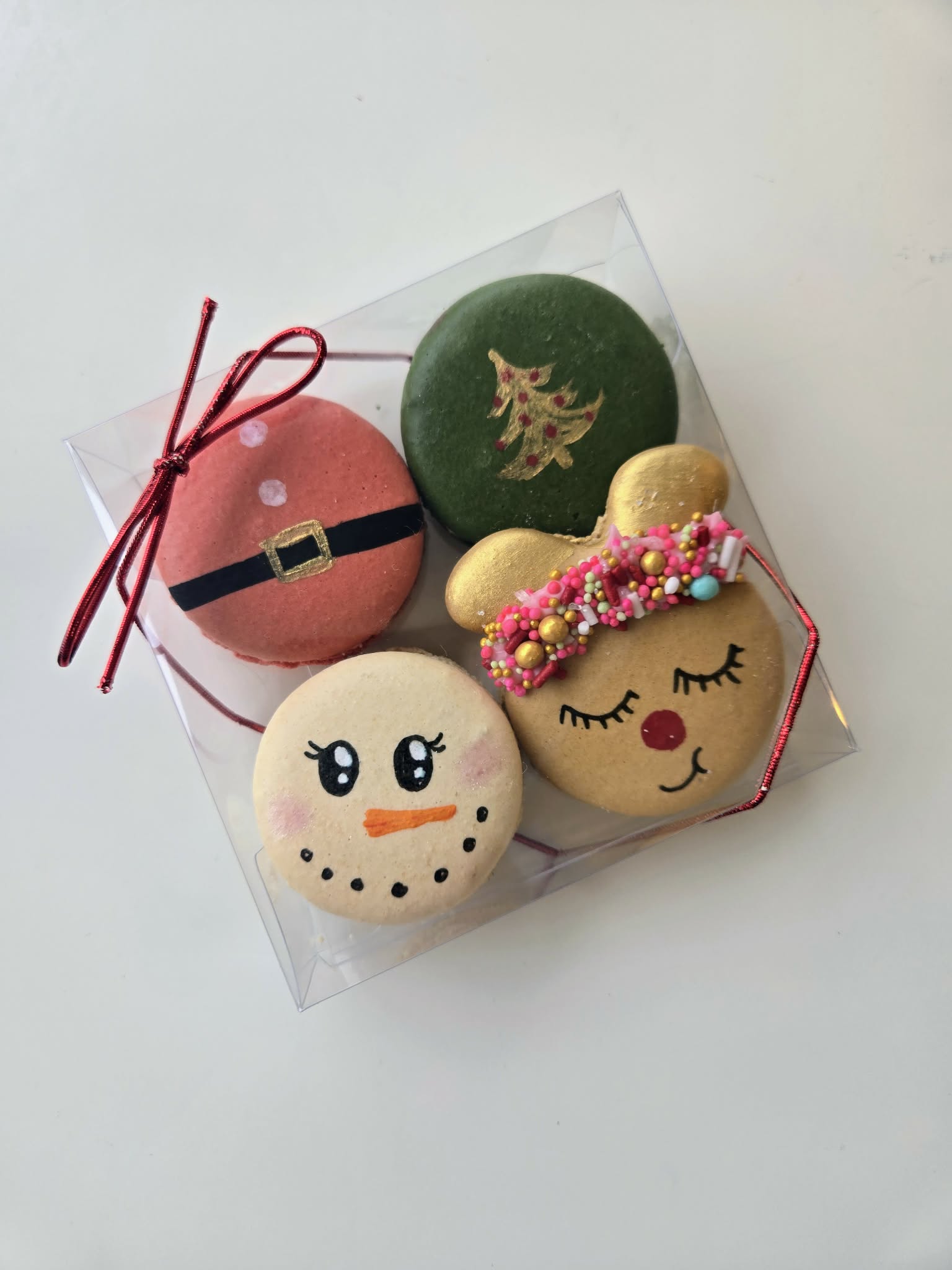 Classic Christmas Character Macarons
