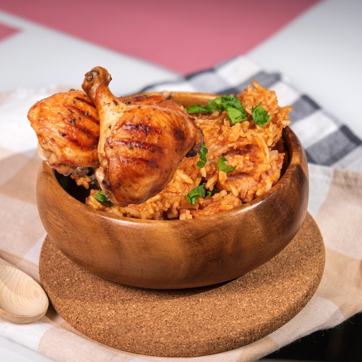 Grilled Chicken with Jollof Rice