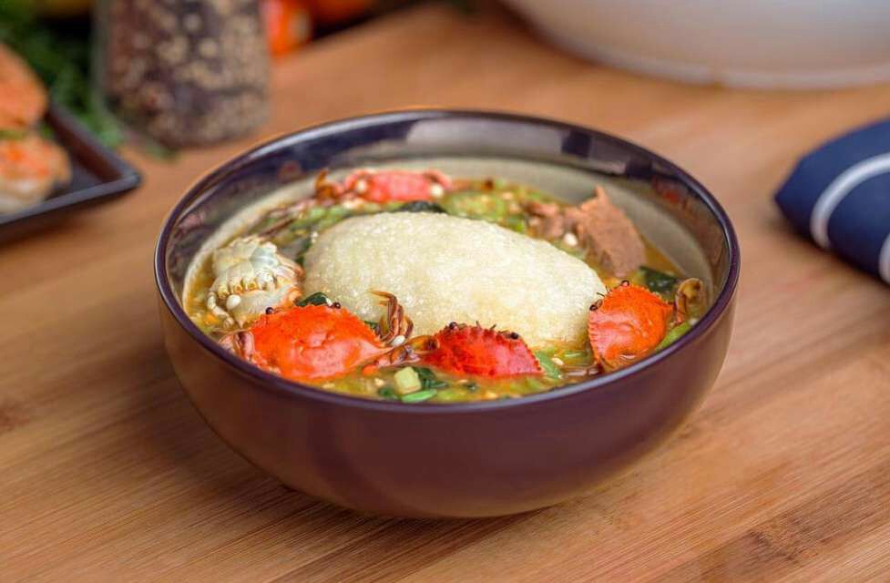 Banku with Okro Soup