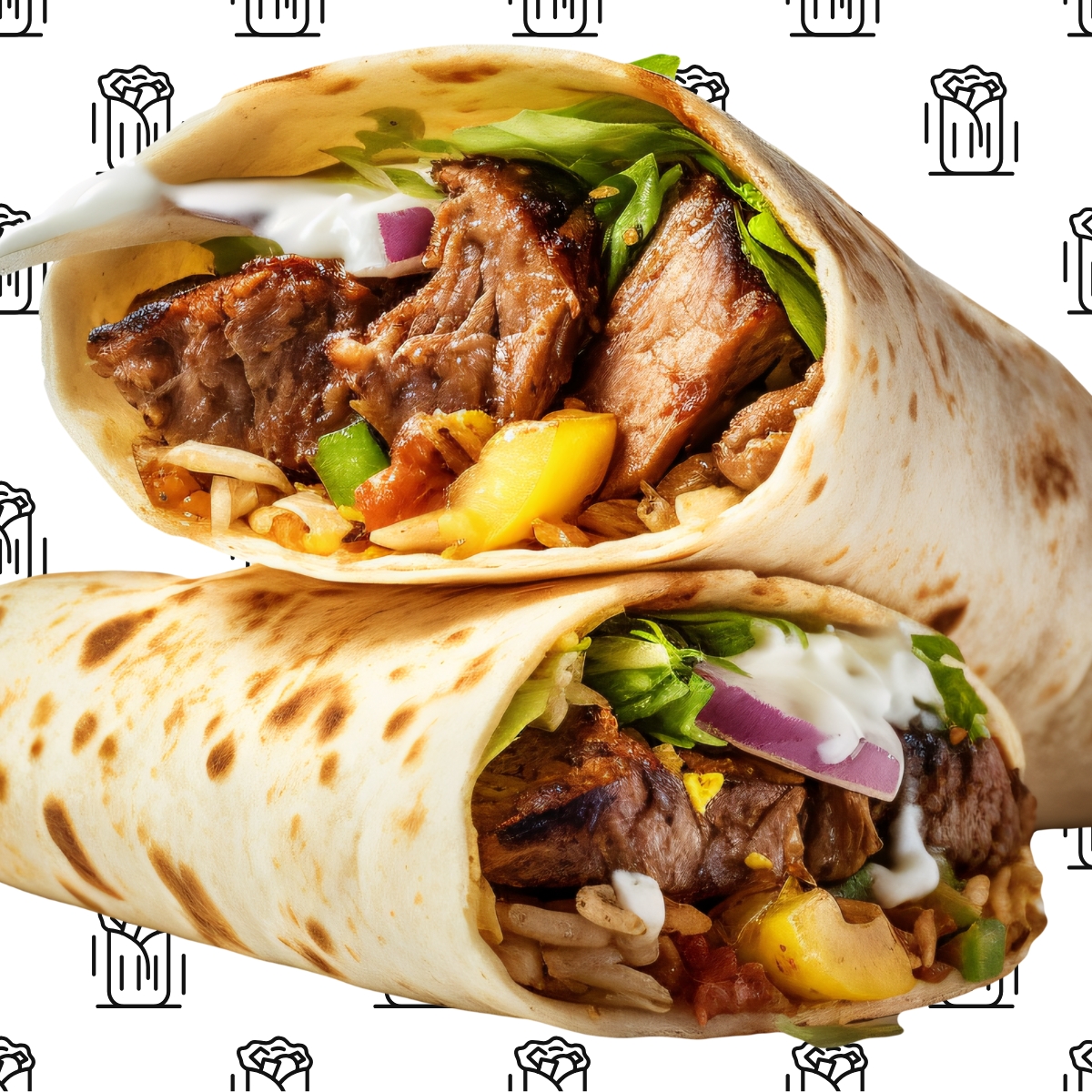 Chicken/Beef Shawarma Large