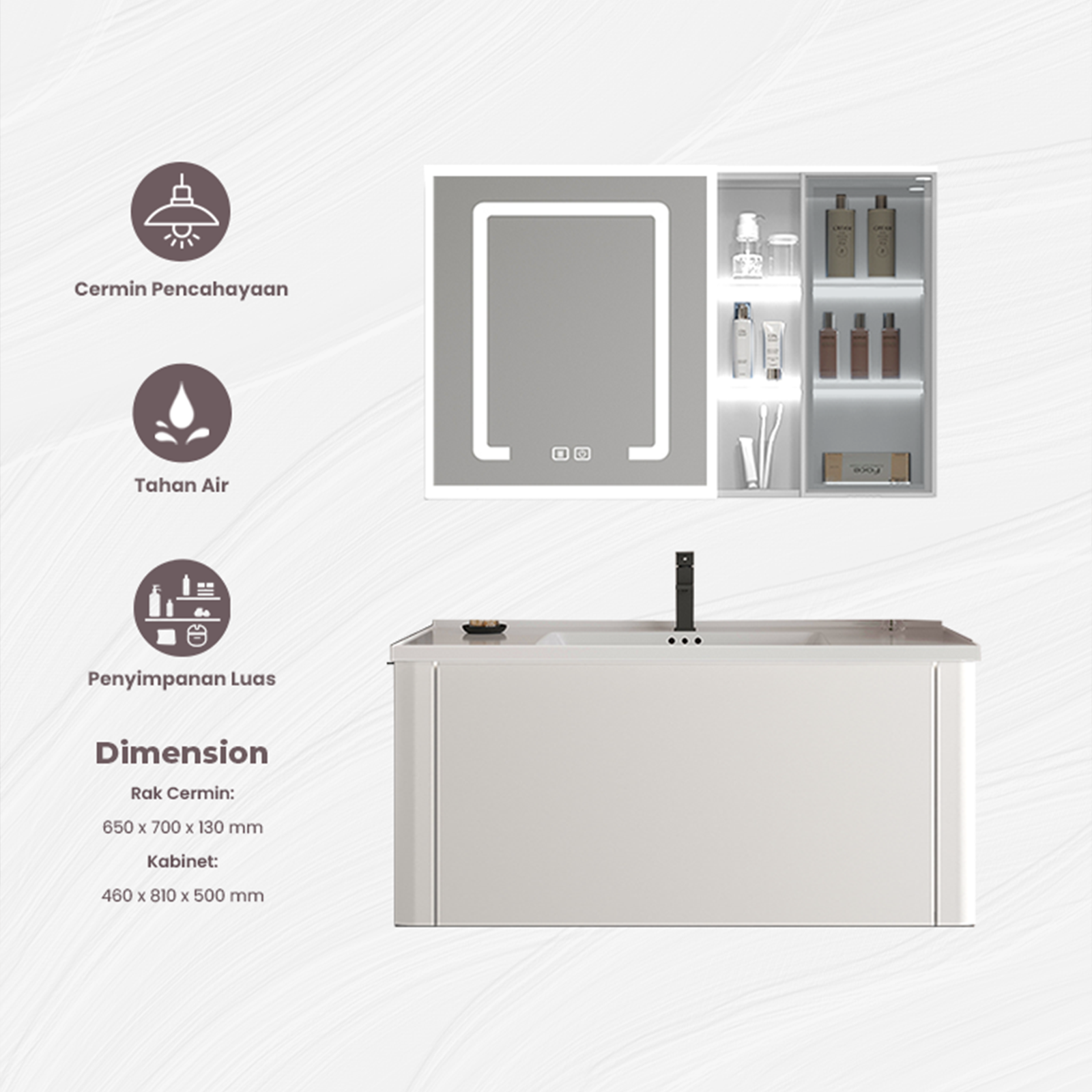 Kabinet Kamar Mandi 801L