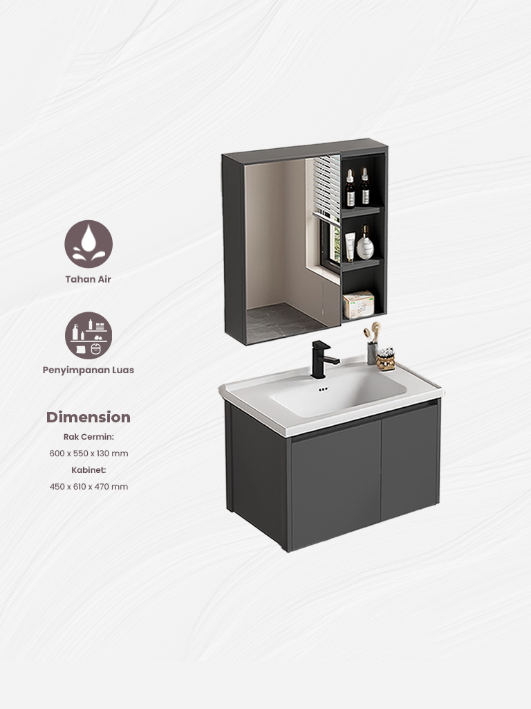 Kabinet Kamar Mandi 602P