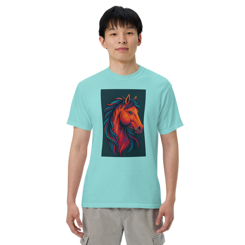 Aqua Horse Graphic T-shirt