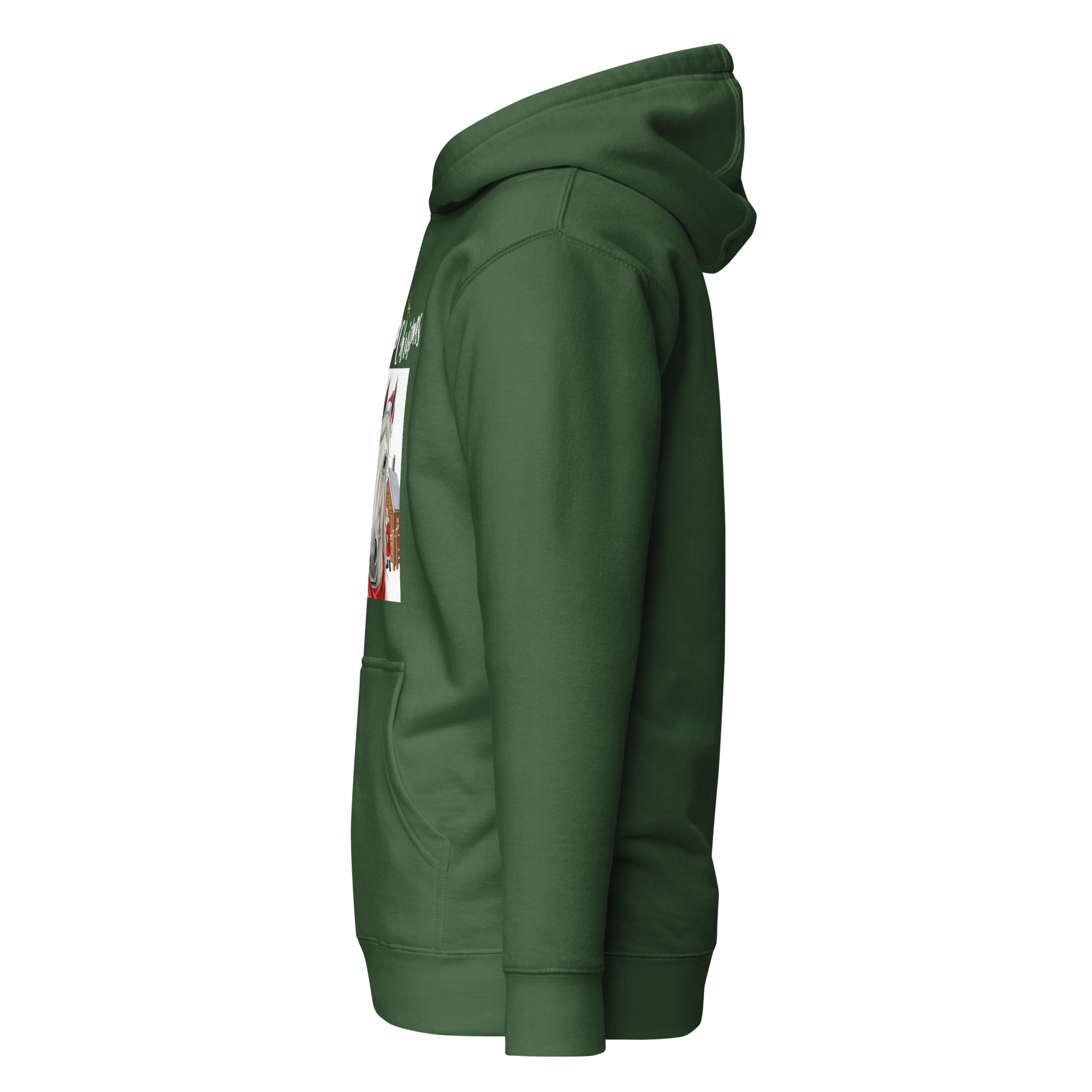 Classic Green Horse Face Hoodie