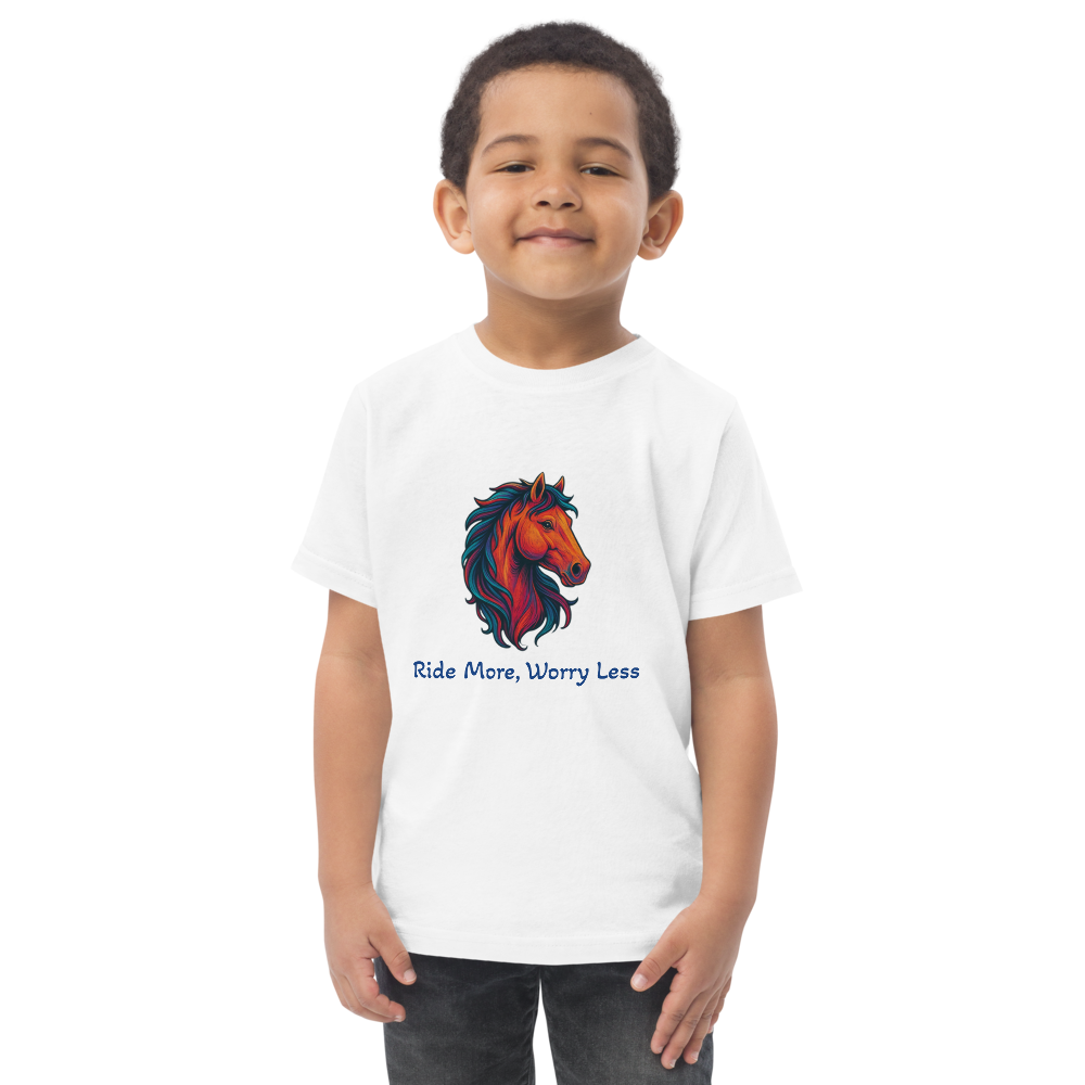 Ride More Worry Less Kids T-Shirt