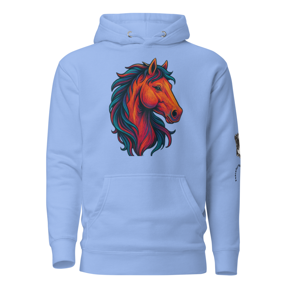 Light Blue Stallion Hoodie
