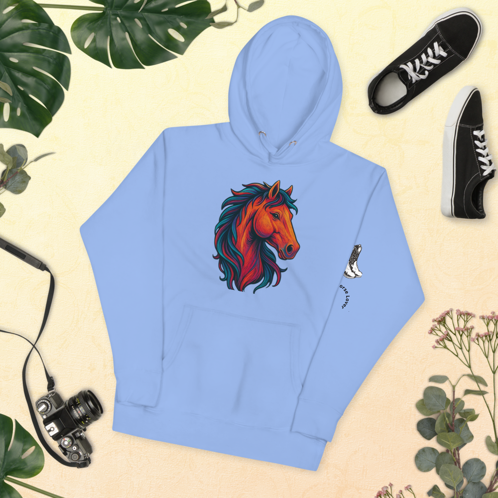 Light Blue Stallion Hoodie