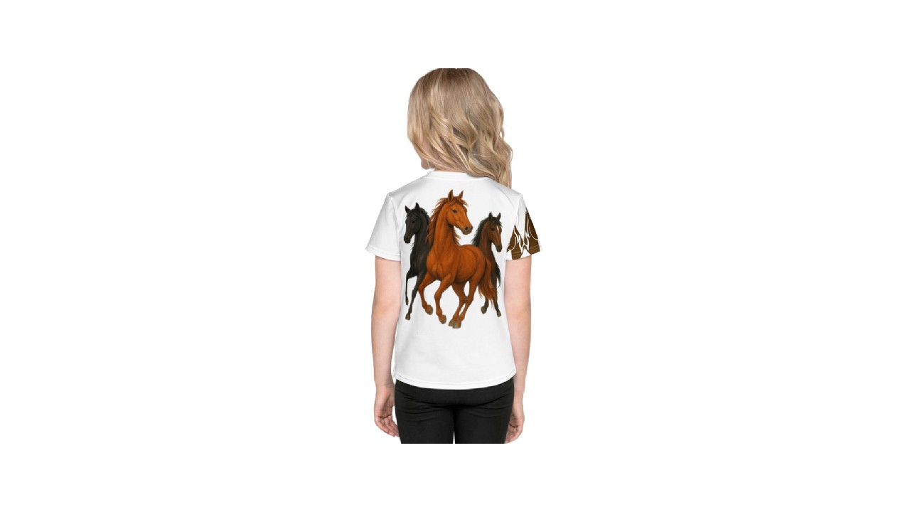 Kid's Peaceful Horse Lover T-shirt
