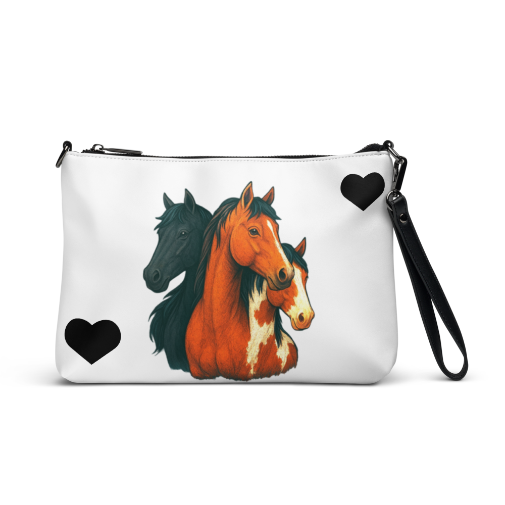 Chic Horse Print Shoulder Bag