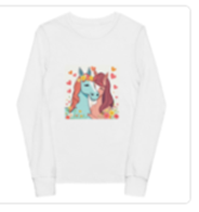 Girls' Horse Lover Long Sleeve Shirt
