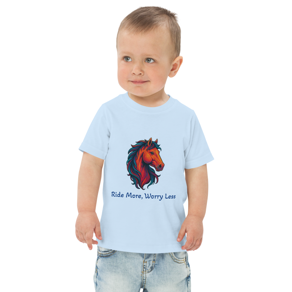 Ride More Worry Less Kids T-Shirt