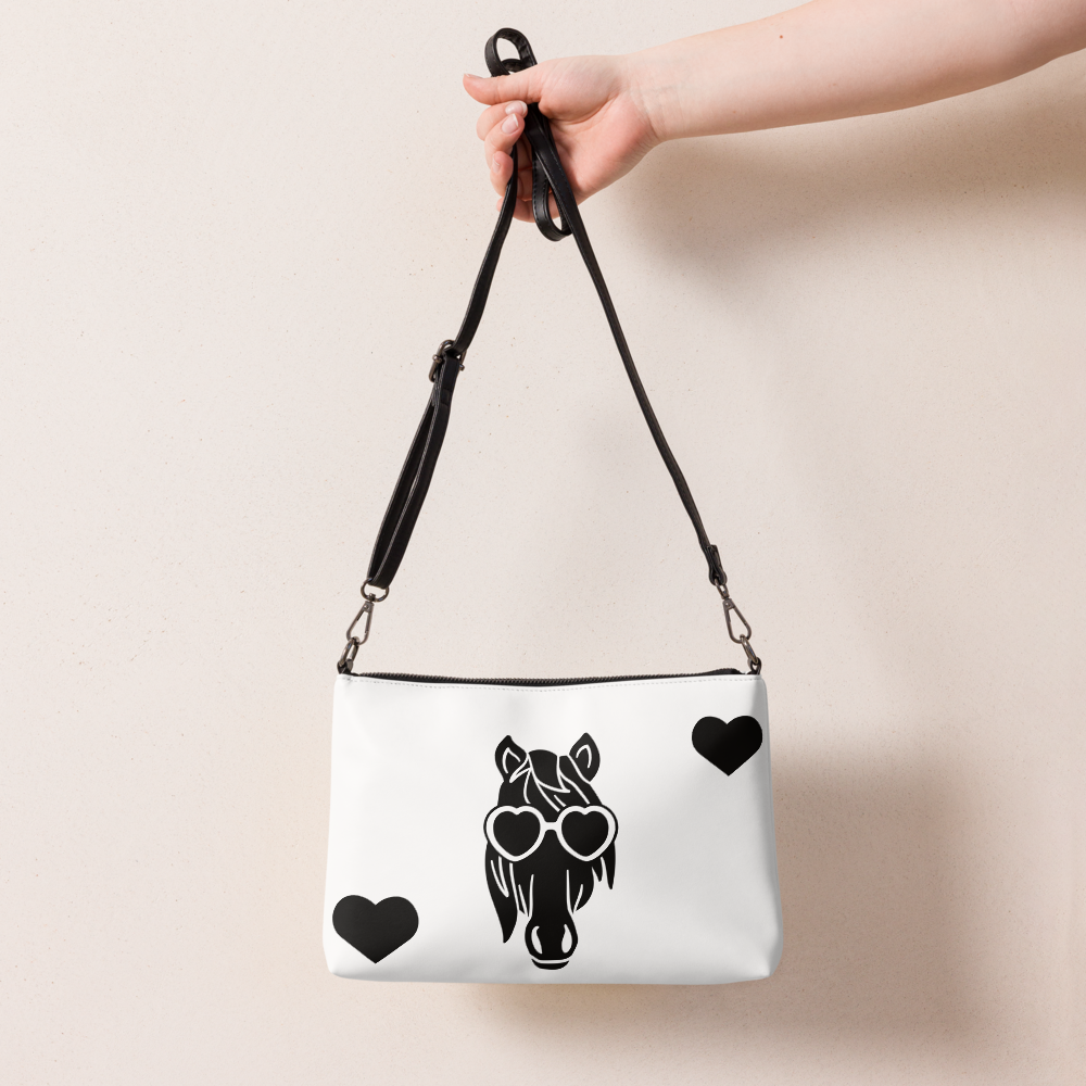 Chic Horse Print Shoulder Bag