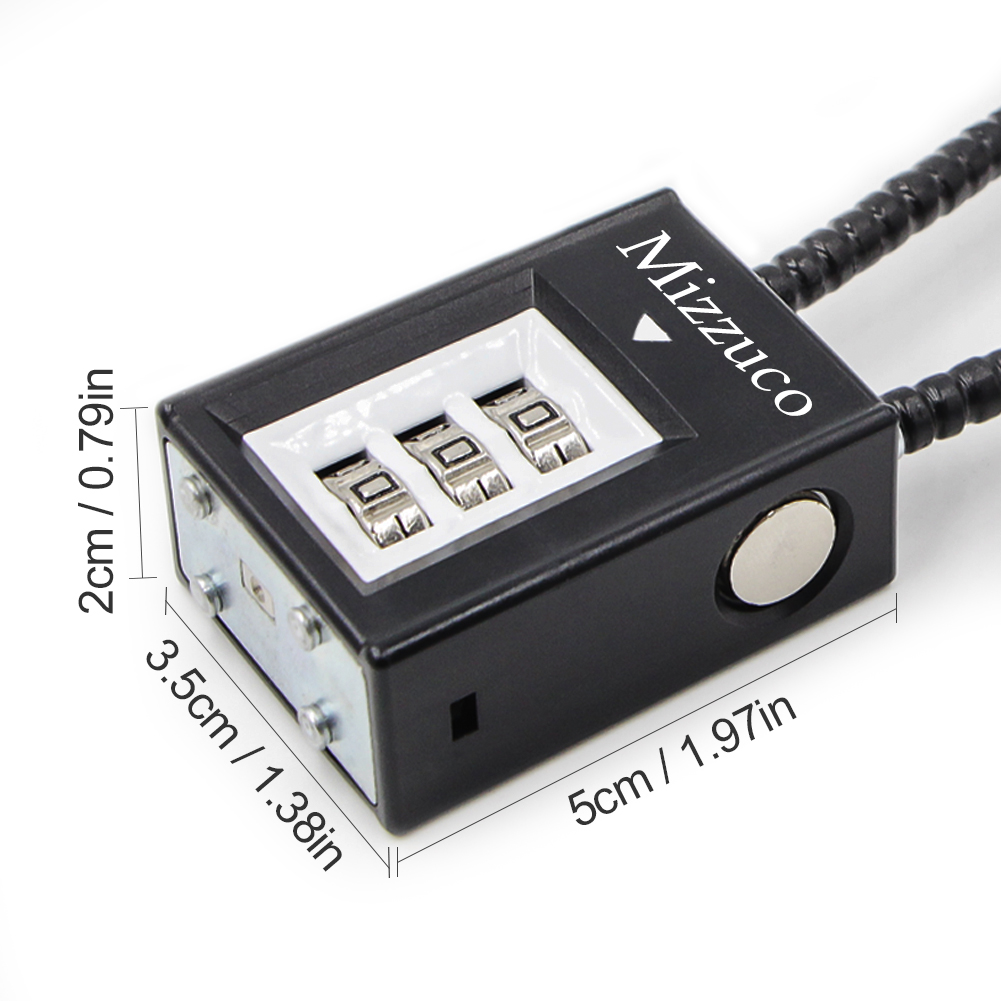 Mizzuco Trigger Lock 3 Digit Combination Gun Lock & Gun Cable Lock Compatible with Many Handguns,Rifles,Bb Gun and Shotguns (Cable Lock, Obsidian)