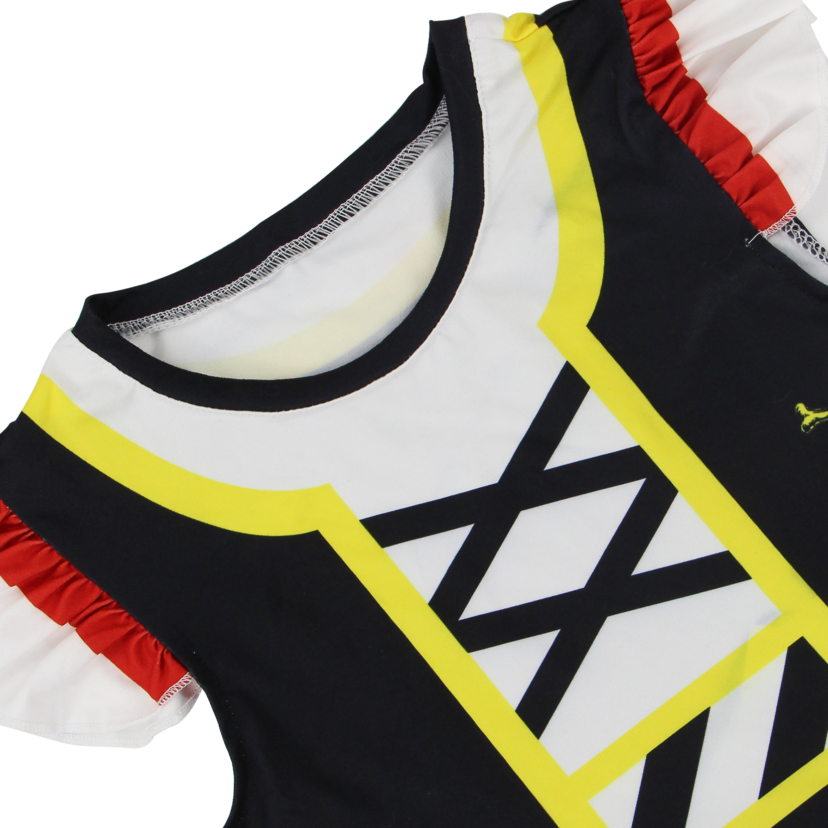 Girls Pirate Dress Toddler Buccaneer Costume Kids Dance Skirt Birthday Party Halloween Role Play Outfits-red